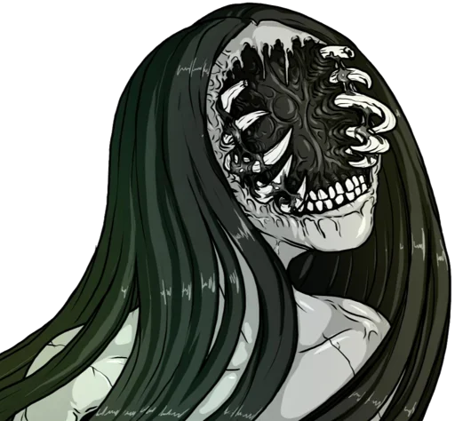 ☠ Стикер «Ero guro (Gore)» для Telegram