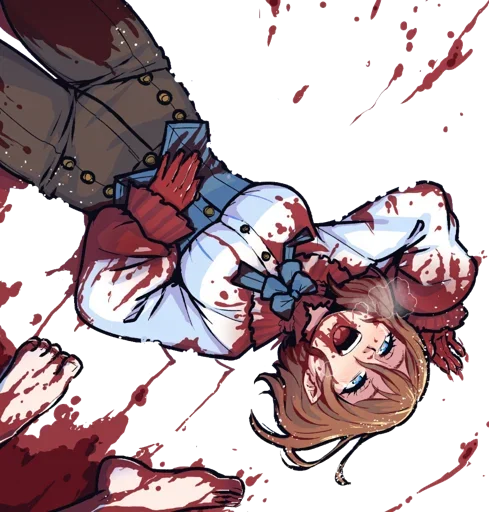 ☠ Стикер «Ero guro (Gore)» для Telegram