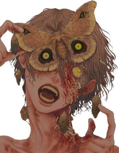 ☠ Стикер «Ero guro (Gore)» для Telegram