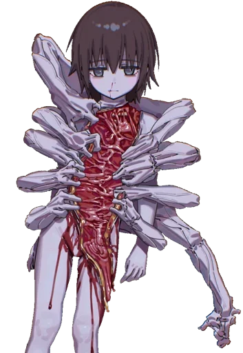 ☠ Стикер «Ero guro (Gore)» для Telegram