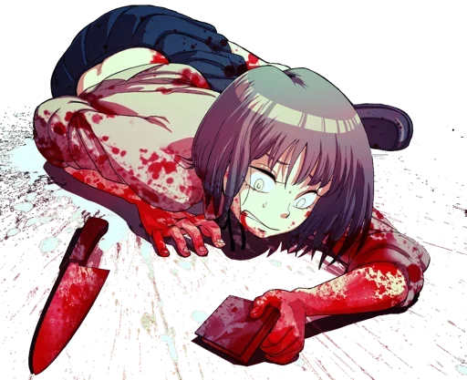 ☠ Стикер «Ero guro (Gore)» для Telegram