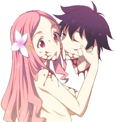 ☠ Стикер «Ero guro (Gore)» для Telegram