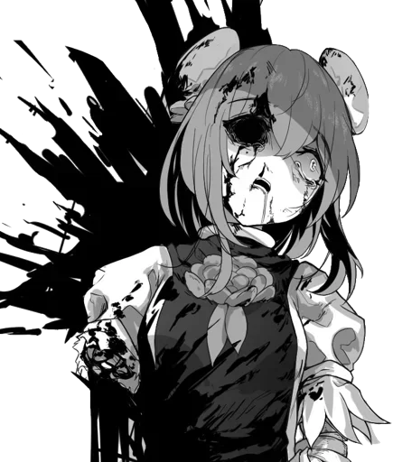 ☠ Стикер «Ero guro (Gore)» для Telegram