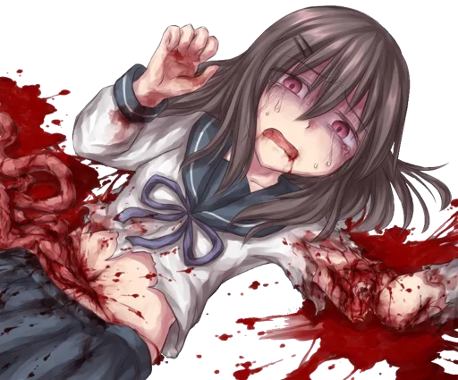 ☠ Стикер «Ero guro (Gore)» для Telegram
