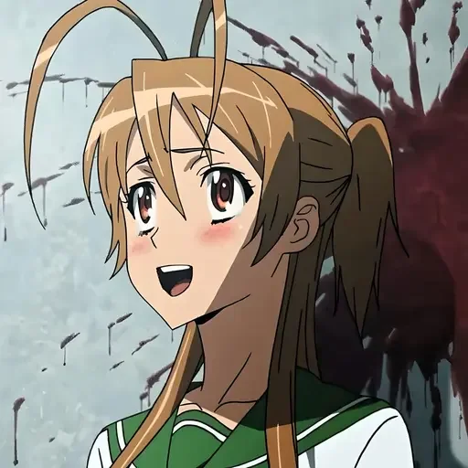 😀 Стикер «Highschool of the Dead» для Telegram