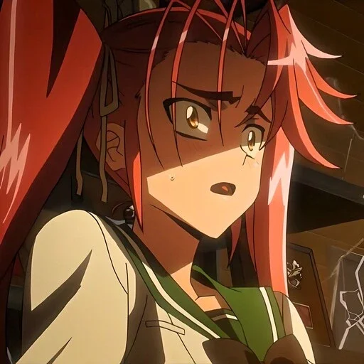 😰 Стикер «Highschool of the Dead» для Telegram