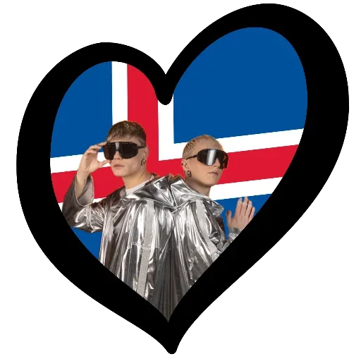 🇮🇸 Стикер «Eurovision 2025» для Telegram