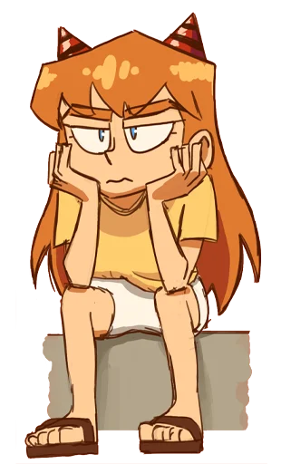 😑 Стикер «Evangelion» для Telegram