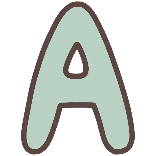 🪧 Эмодзи «Буквы разноцветные векторные и эмодзи» для Telegram