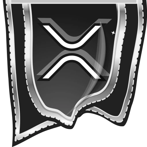 🏳 Эмодзи «Crypto Flags - чёрные флажки с логотипами криптовалют» для Telegram