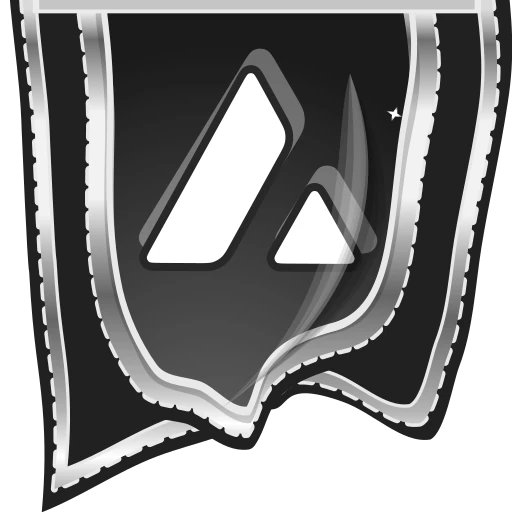 ⭐️ Эмодзи «Crypto Flags - чёрные флажки с логотипами криптовалют» для Telegram