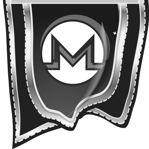 ⭐️ Эмодзи «Crypto Flags - чёрные флажки с логотипами криптовалют» для Telegram