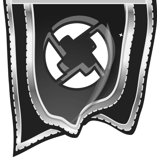 ⭐️ Эмодзи «Crypto Flags - чёрные флажки с логотипами криптовалют» для Telegram