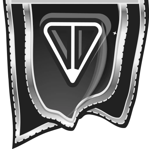 🏳 Эмодзи «Crypto Flags - чёрные флажки с логотипами криптовалют» для Telegram