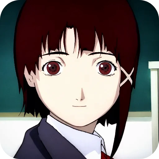 🥰 Стикер «Lain Iwakura» для Telegram