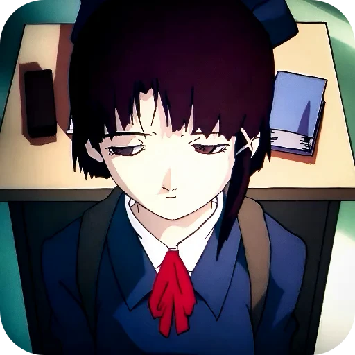 😞 Стикер «Lain Iwakura» для Telegram