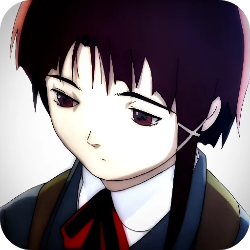😞 Стикер «Lain Iwakura» для Telegram
