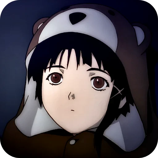 🤨 Стикер «Lain Iwakura» для Telegram