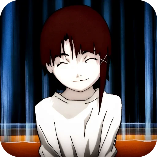 🥰 Стикер «Lain Iwakura» для Telegram