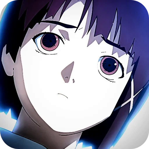 😞 Стикер «Lain Iwakura» для Telegram