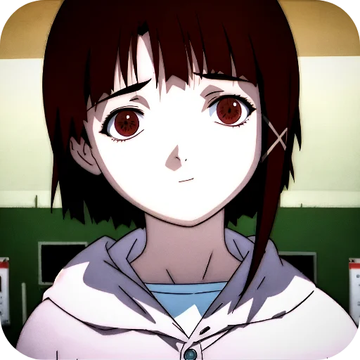 🥲 Стикер «Lain Iwakura» для Telegram