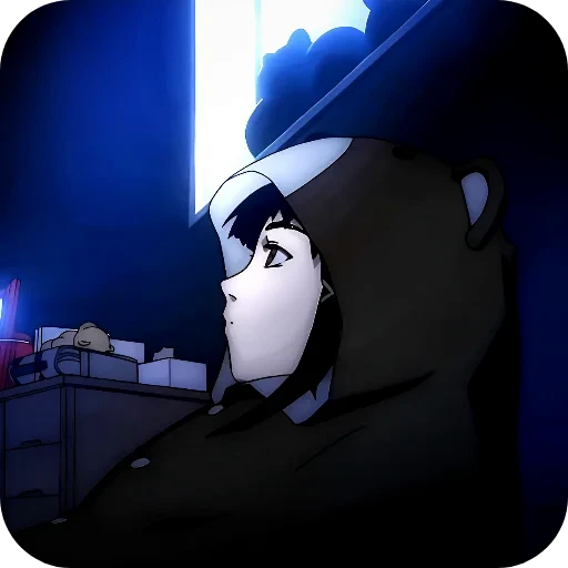 😞 Стикер «Lain Iwakura» для Telegram