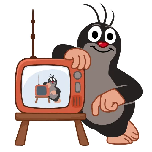 📺 Стикер «Больше стиков» для Telegram