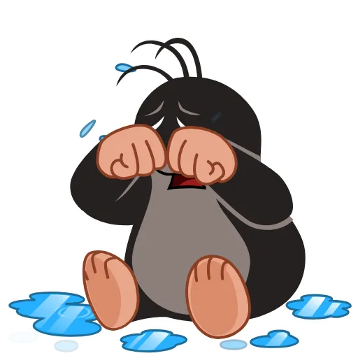 😭 Стикер «Больше стиков» для Telegram