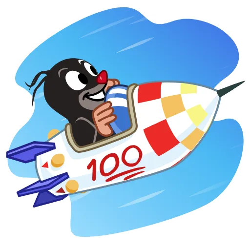 🚀 Стикер «Больше стиков» для Telegram