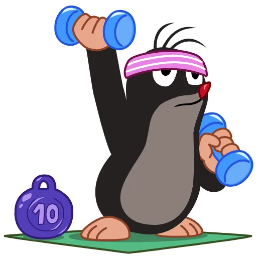 💪 Стикер «Больше стиков» для Telegram