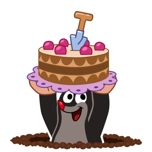 🎂 Стикер «Больше стиков» для Telegram