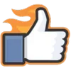 🔥 Эмодзи «Facebook Likes» для Telegram