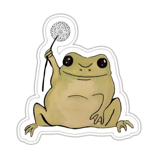 🐸 Стикер «Жябки» для Telegram