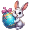 🥚 Эмодзи «🥚Пасхальные яички и популярные персонажи» для Telegram