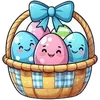 🥚 Эмодзи «🥚Пасхальные яички и популярные персонажи» для Telegram