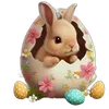 🥚 Эмодзи «🥚Пасхальные яички и популярные персонажи» для Telegram