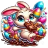 🥚 Эмодзи «🥚Пасхальные яички и популярные персонажи» для Telegram