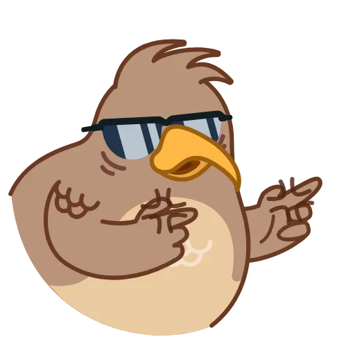 😎 Эмодзи «Sharp» для Telegram