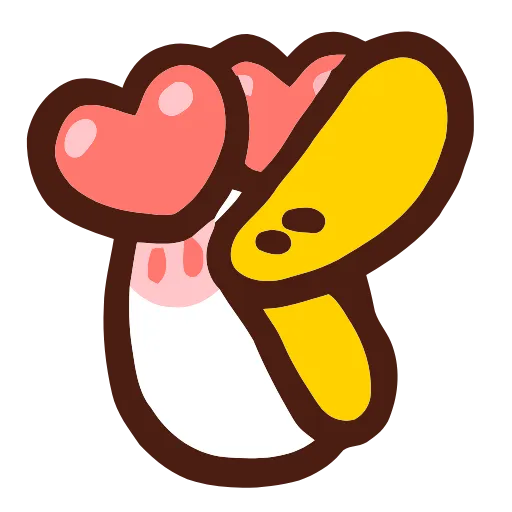 😍 Эмодзи «Fall In Love» для Telegram