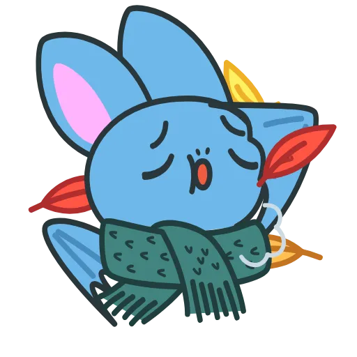 😮‍💨 Эмодзи «Fang Bat» для Telegram