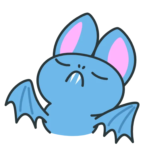 👏 Эмодзи «Fang Bat» для Telegram