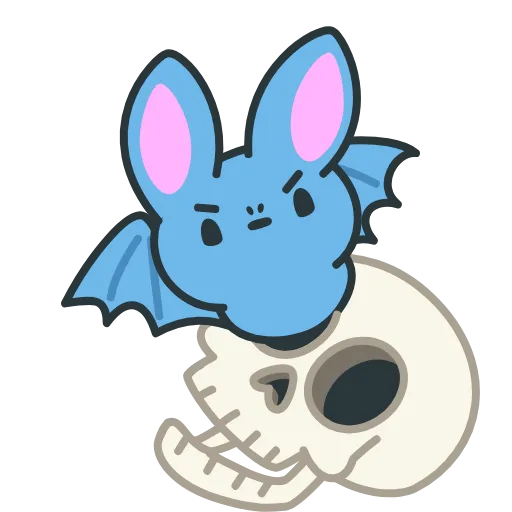 👻 Эмодзи «Fang Bat» для Telegram