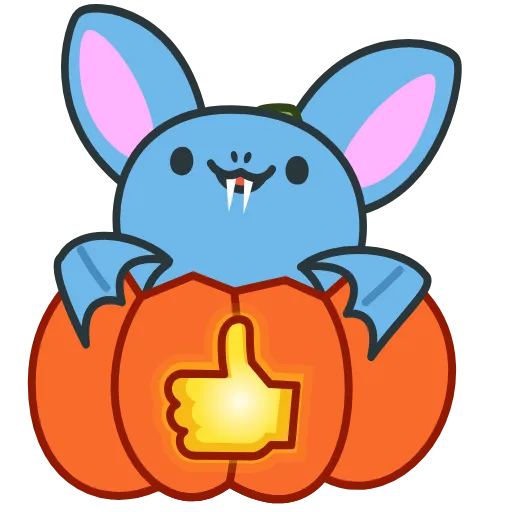 👍 Эмодзи «Fang Bat» для Telegram