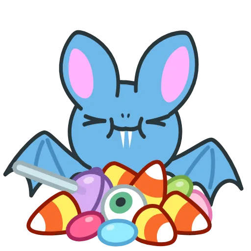 🍬 Эмодзи «Fang Bat» для Telegram