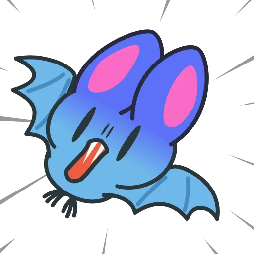🤬 Эмодзи «Fang Bat» для Telegram