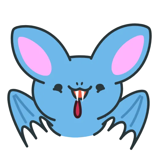 🍷 Эмодзи «Fang Bat» для Telegram