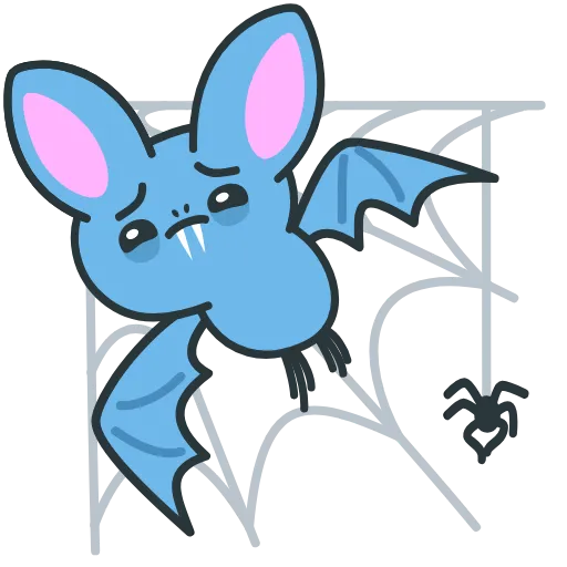 🥺 Эмодзи «Fang Bat» для Telegram