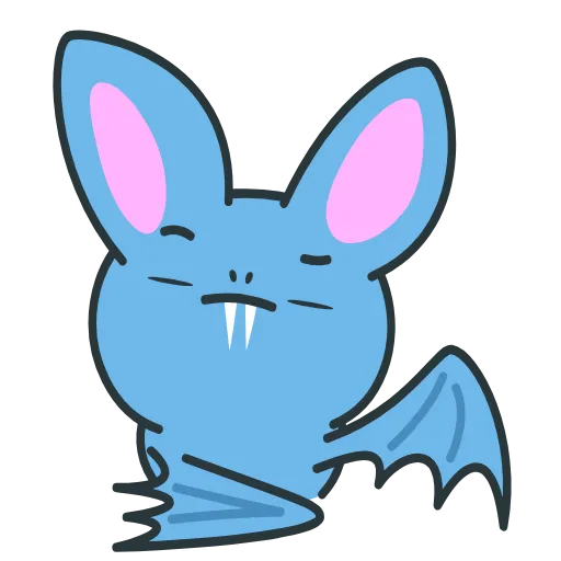 🤦‍♂️ Эмодзи «Fang Bat» для Telegram