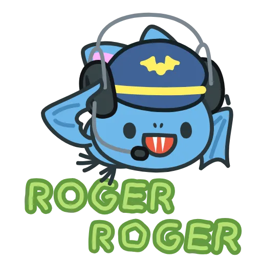 👮‍♂️ Эмодзи «Fang Bat» для Telegram