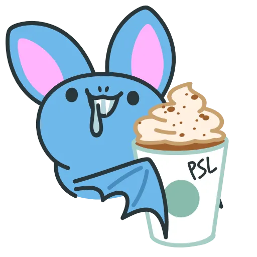 ☕️ Эмодзи «Fang Bat» для Telegram